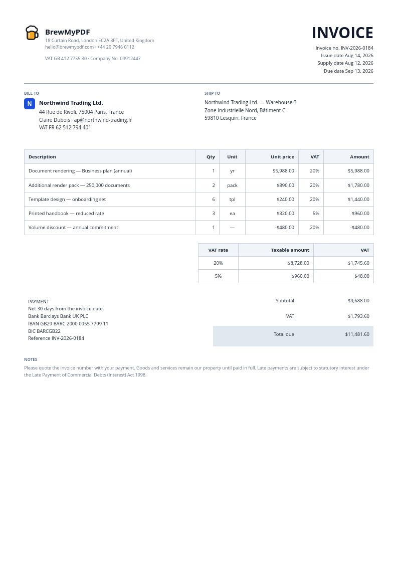 Invoice